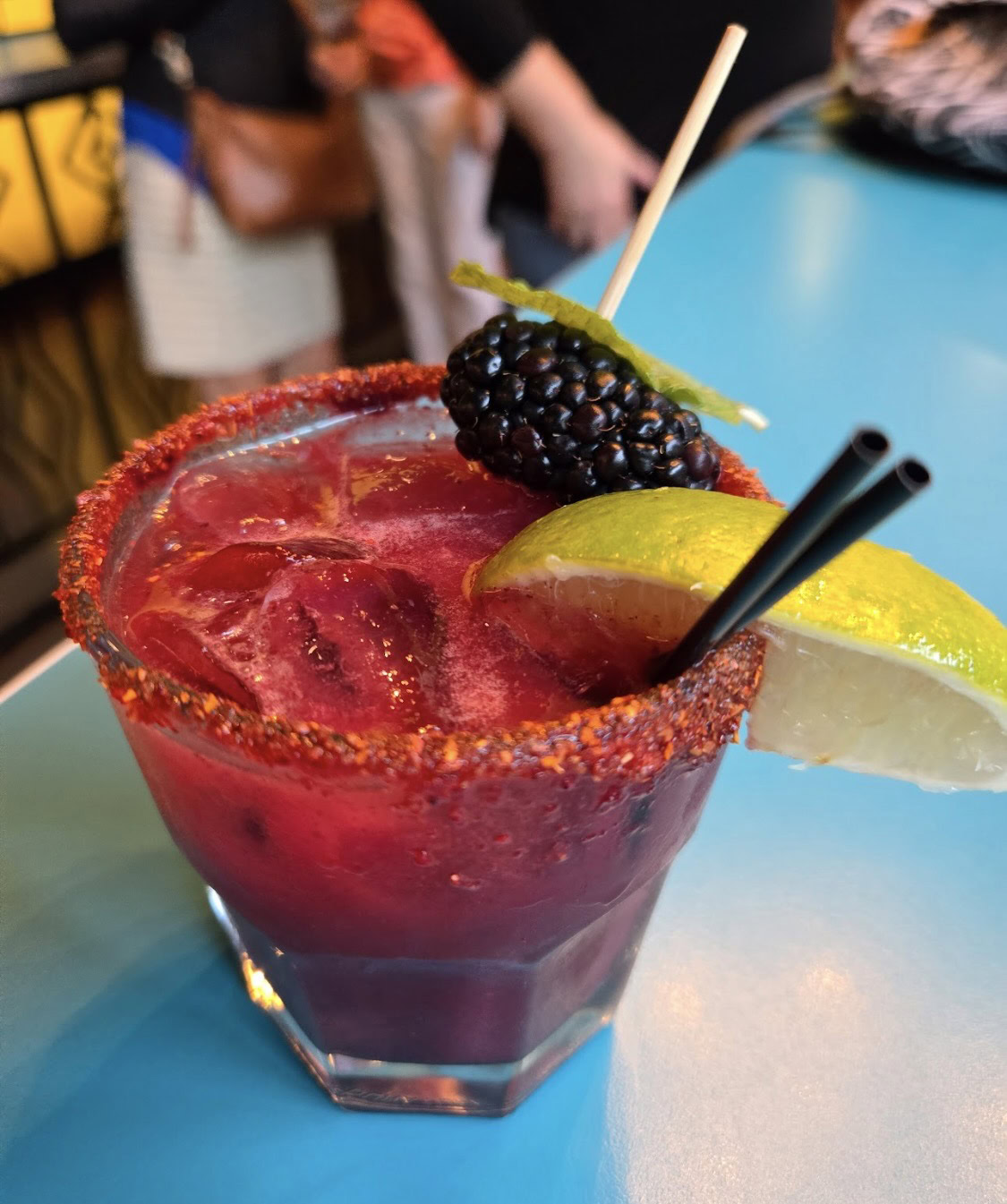 5 Must-Try Summer Drinks at Red Iguana 4 Blackberry Margarita