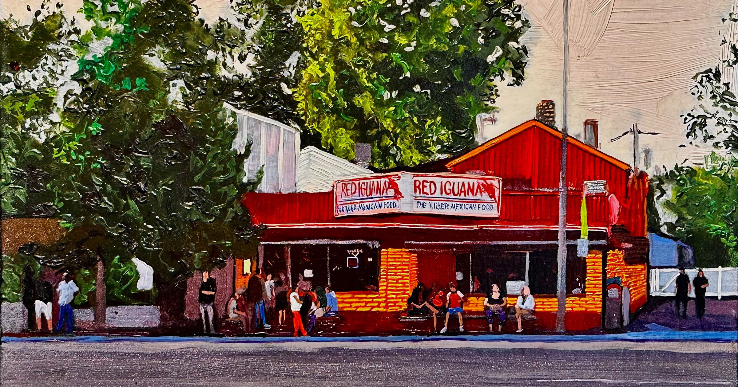 Red Iguana in Local Art